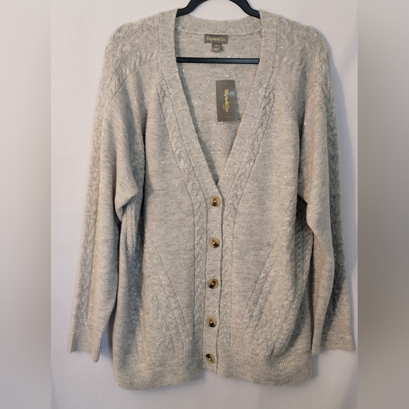 Style & Co. Sweaters - NWT Style & Co Knit Cardigan Size 2X